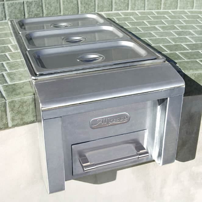 Alfresco Food Warmer Cart Model