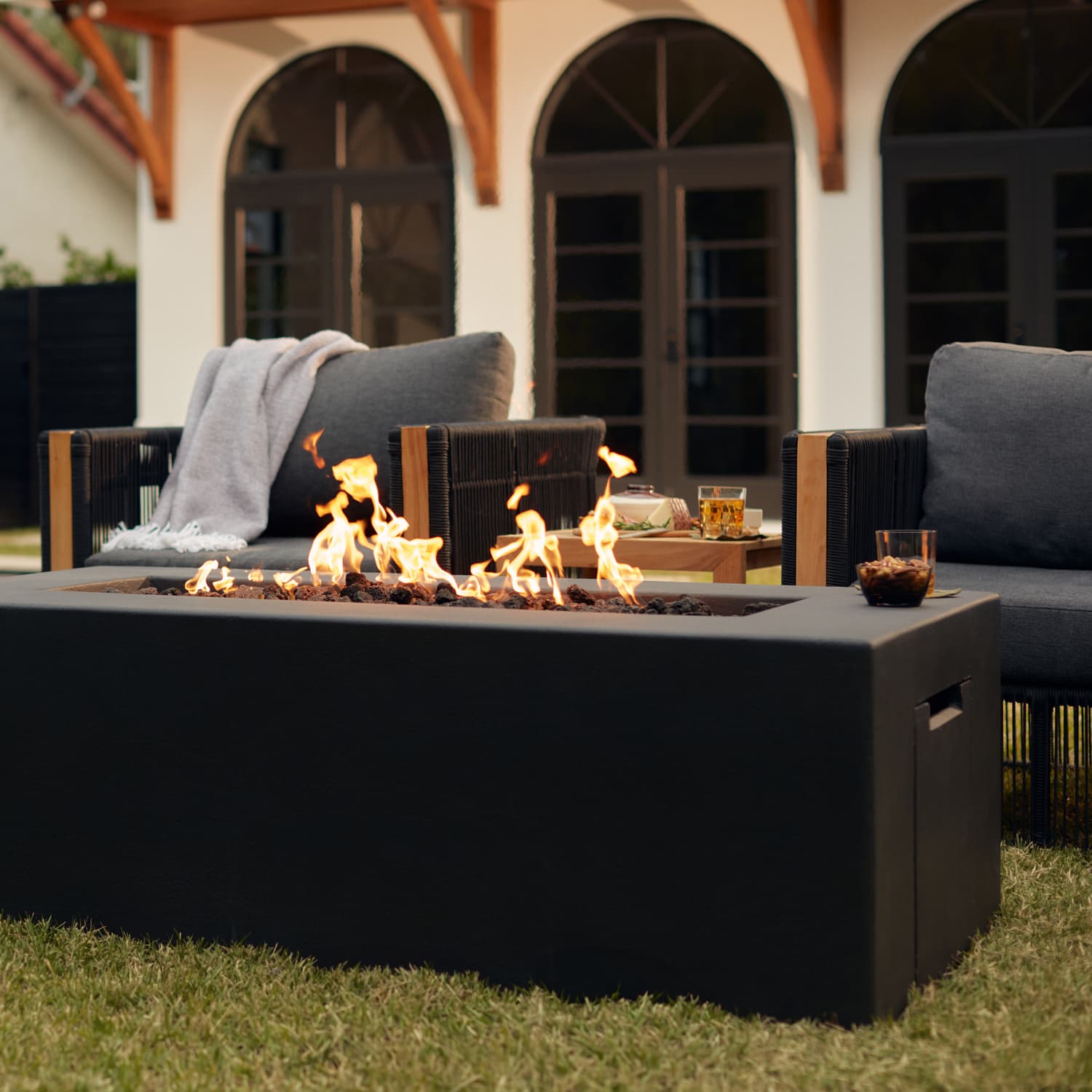 Blaze 60-Inch Fire Pit Table - NG