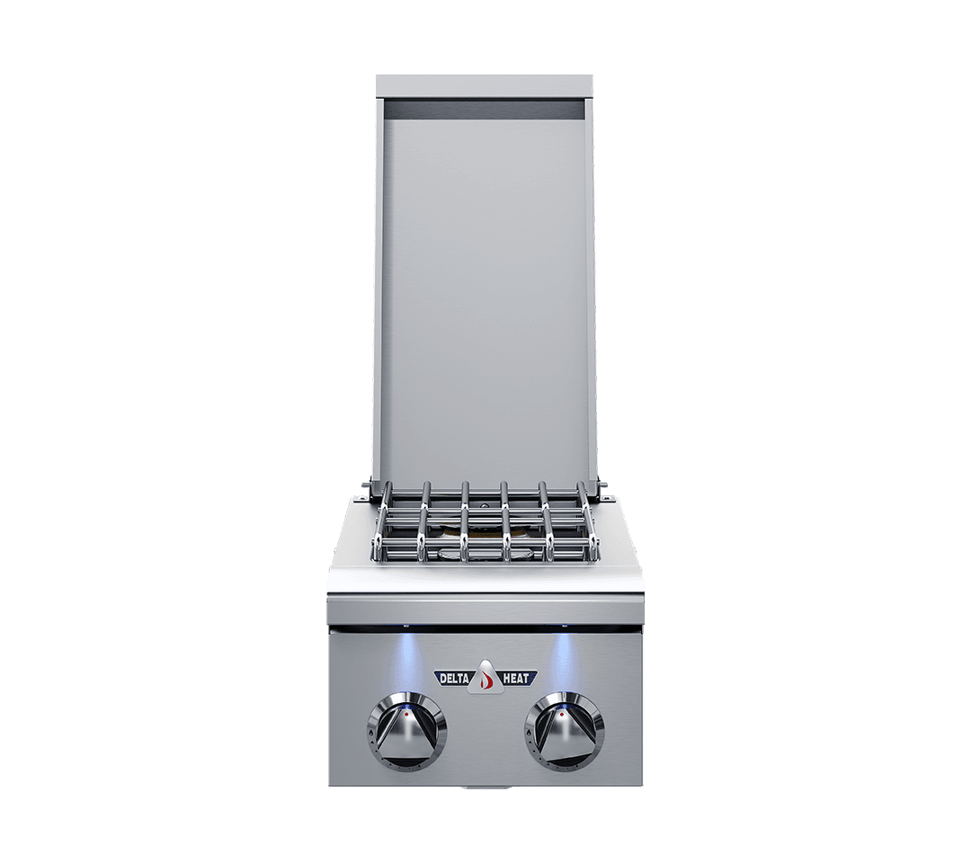 Delta Heat Double Side Burner - Black
