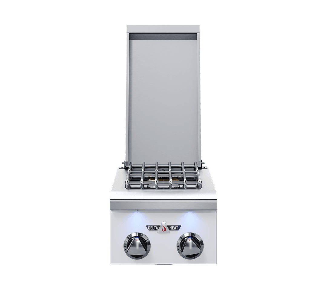 Delta Heat Double Side Burner - Silver thumbnail 3