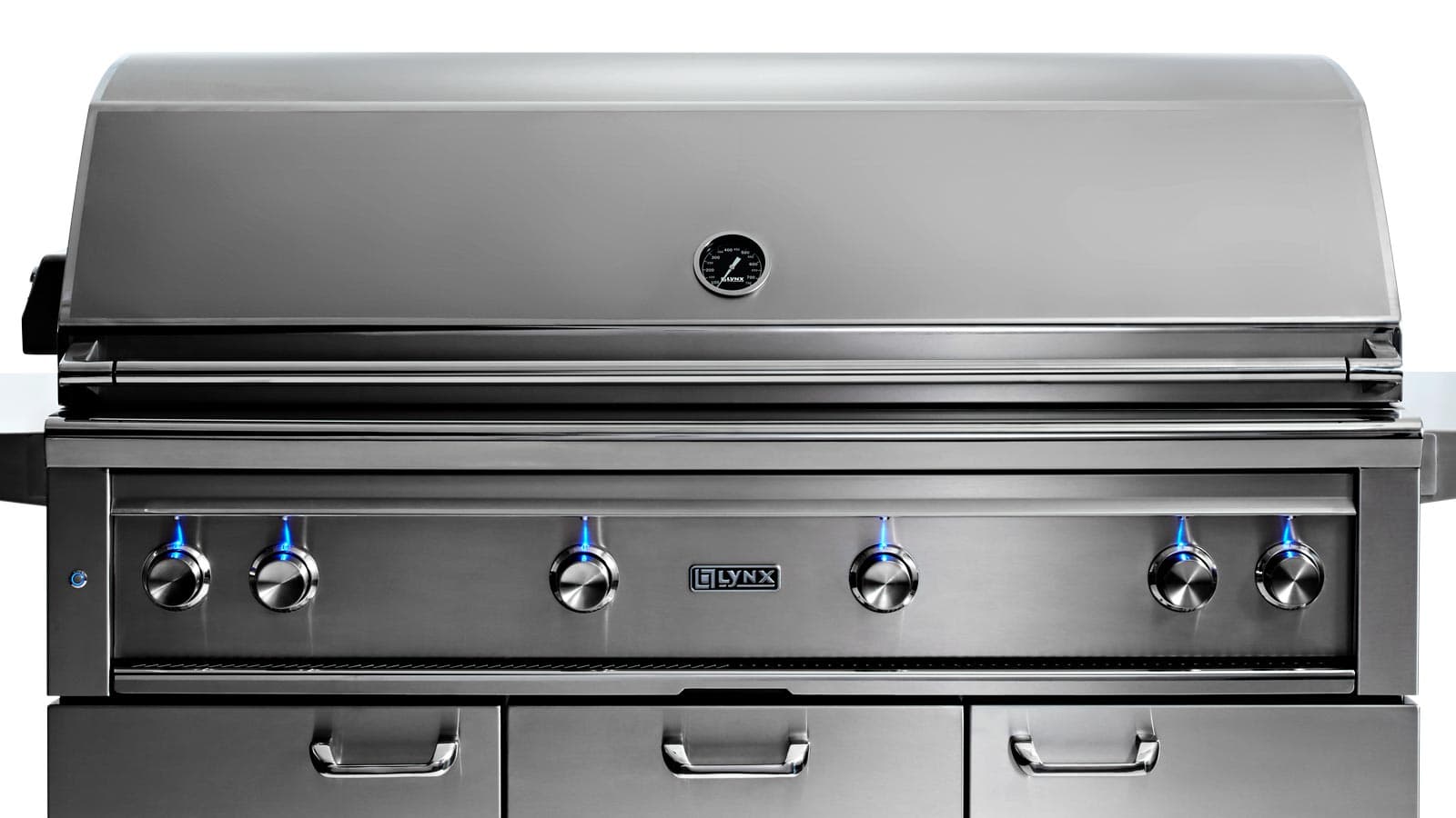 54" Carbon Fiber Vinyl Cover (Freestanding with Side Burner CC54FCB) thumbnail 2