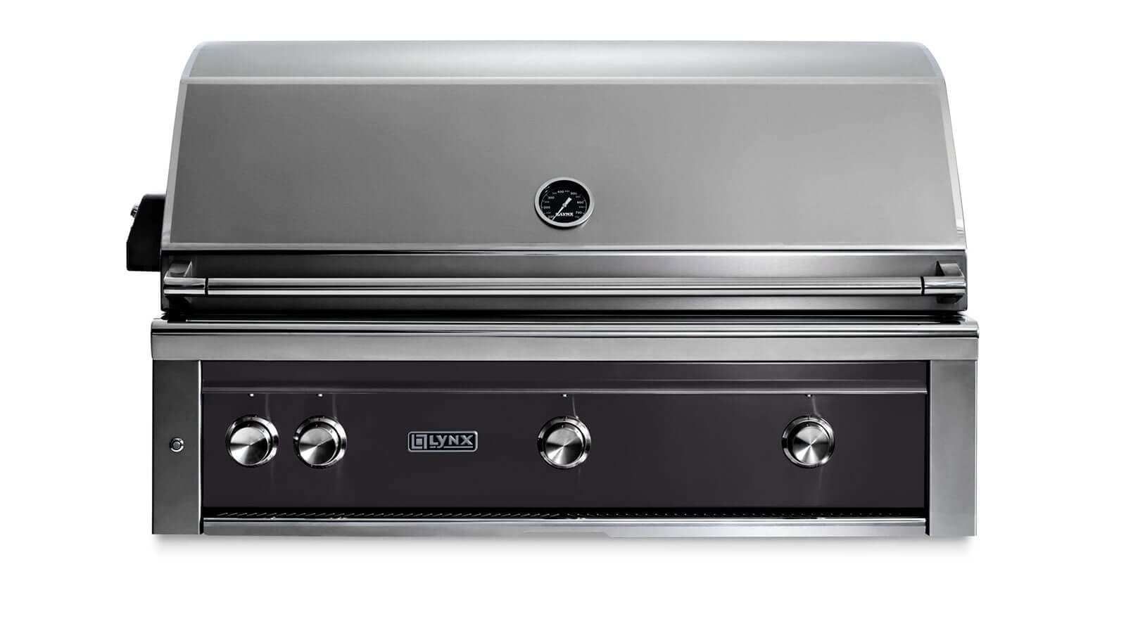 42" PROFESSIONAL BUILT-IN GRILL WITH ALL TRIDENT INFRARED BURNERS AND ROTISSERIE (L42ATR) thumbnail 3