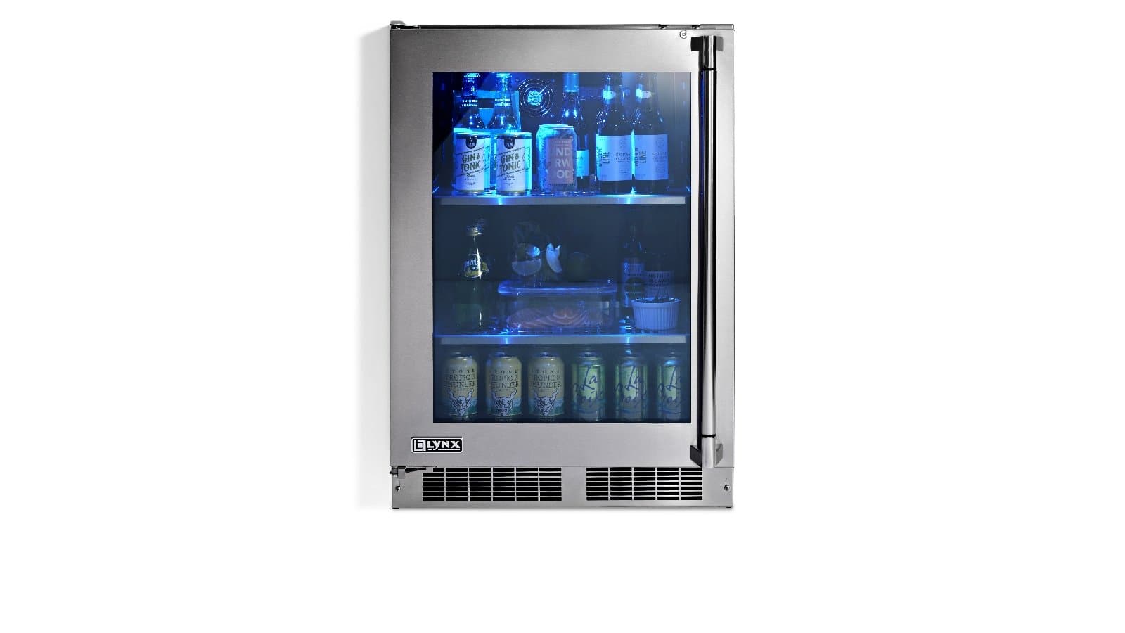 24" Outdoor Refrigerator with Glass Door (LN24REFG) thumbnail 2