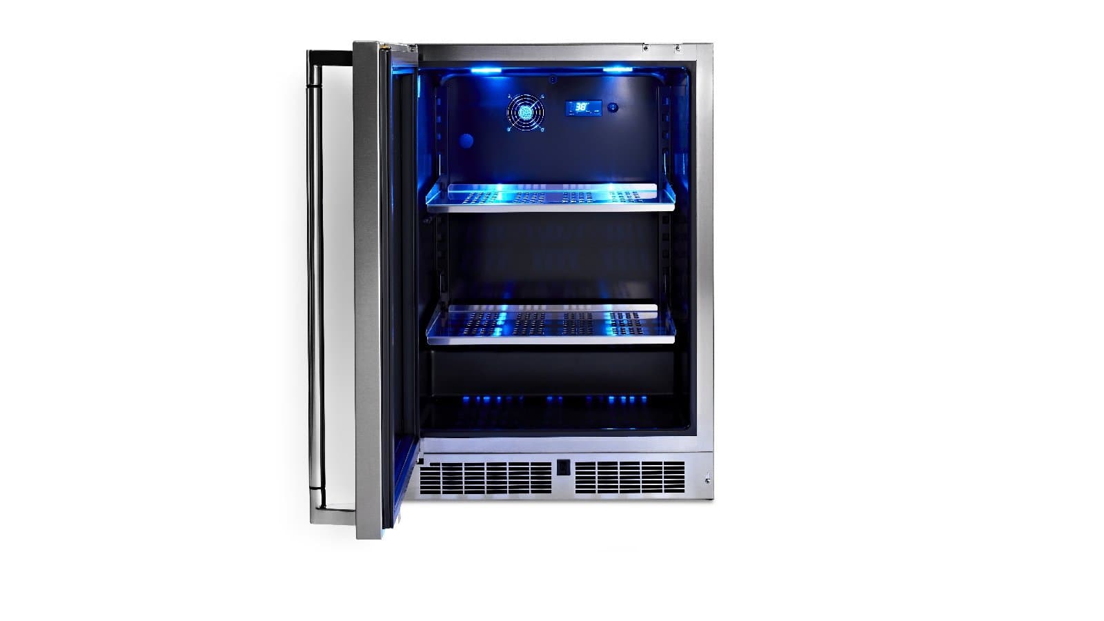 24" Outdoor Refrigerator with Glass Door (LN24REFG) thumbnail 3