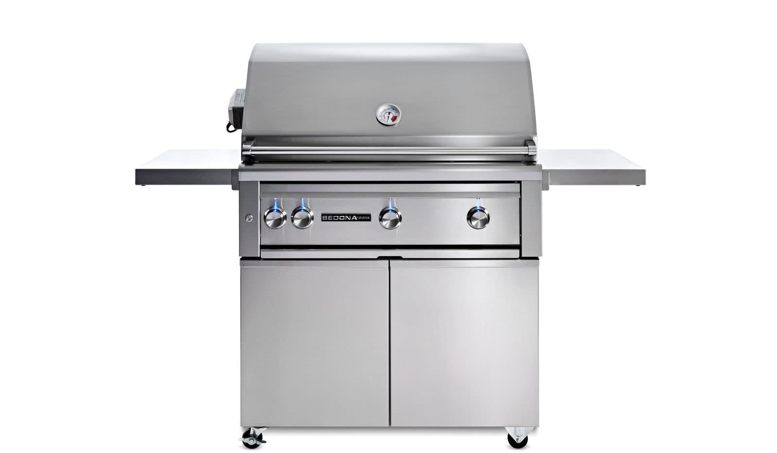 36" SEDONA FREESTANDING GRILL AND CART WITH ROTISSERIE, 1 PROSEAR INFRARED BURNER AND 2 STAINLESS STEEL BURNERS (L601PSFR)