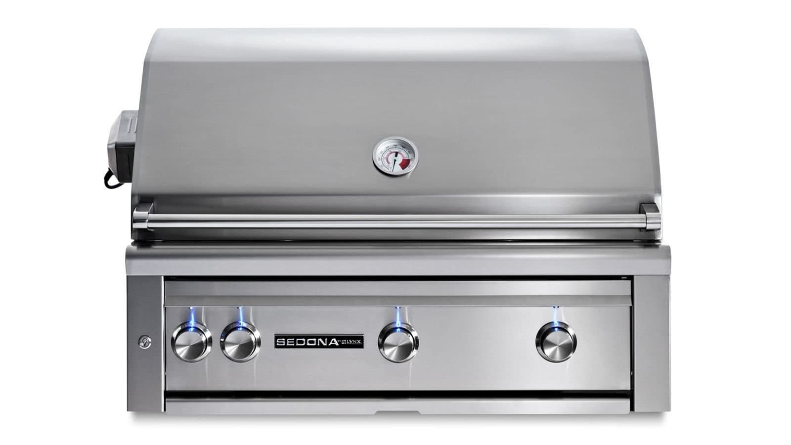 36" SEDONA BUILT-IN GRILL WITH ROTISSERIE, 1 PROSEAR INFRARED BURNER AND 2 STAINLESS STEEL BURNERS (L601PSR)