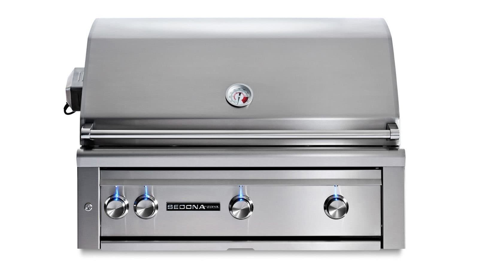 36" SEDONA BUILT-IN GRILL WITH 3 STAINLESS STEEL BURNERS AND ROTISSERIE (L601R)
