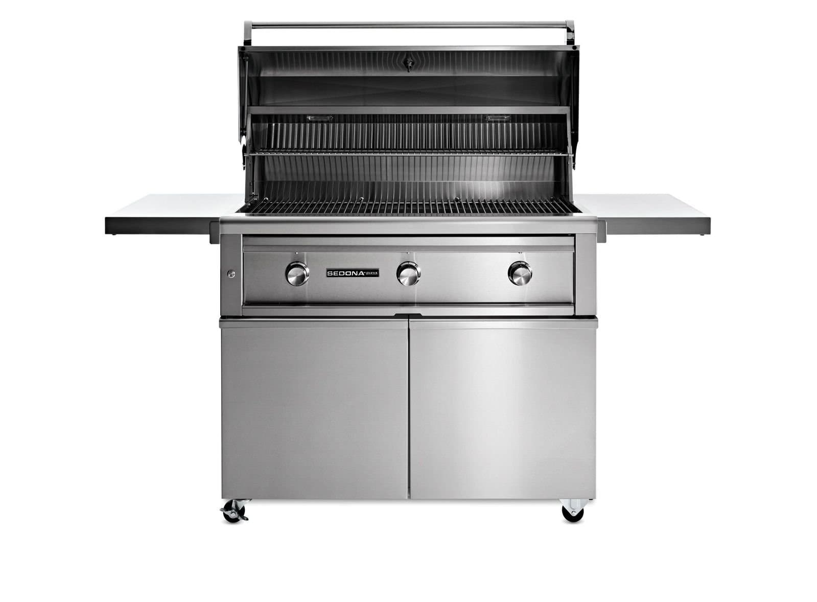 42" SEDONA FREESTANDING GRILL AND CART WITH 1 PROSEAR INFRARED BURNER AND 2 STAINLESS STEEL BURNERS (L701PSF) thumbnail 2