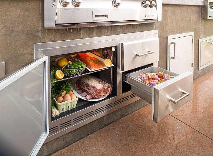 Alfresco 7.25 Cu.Ft. Under-Grill Refrigerator