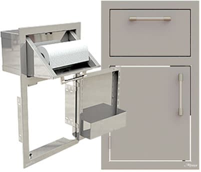 Alfresco Door/Paper Towel Holder Left