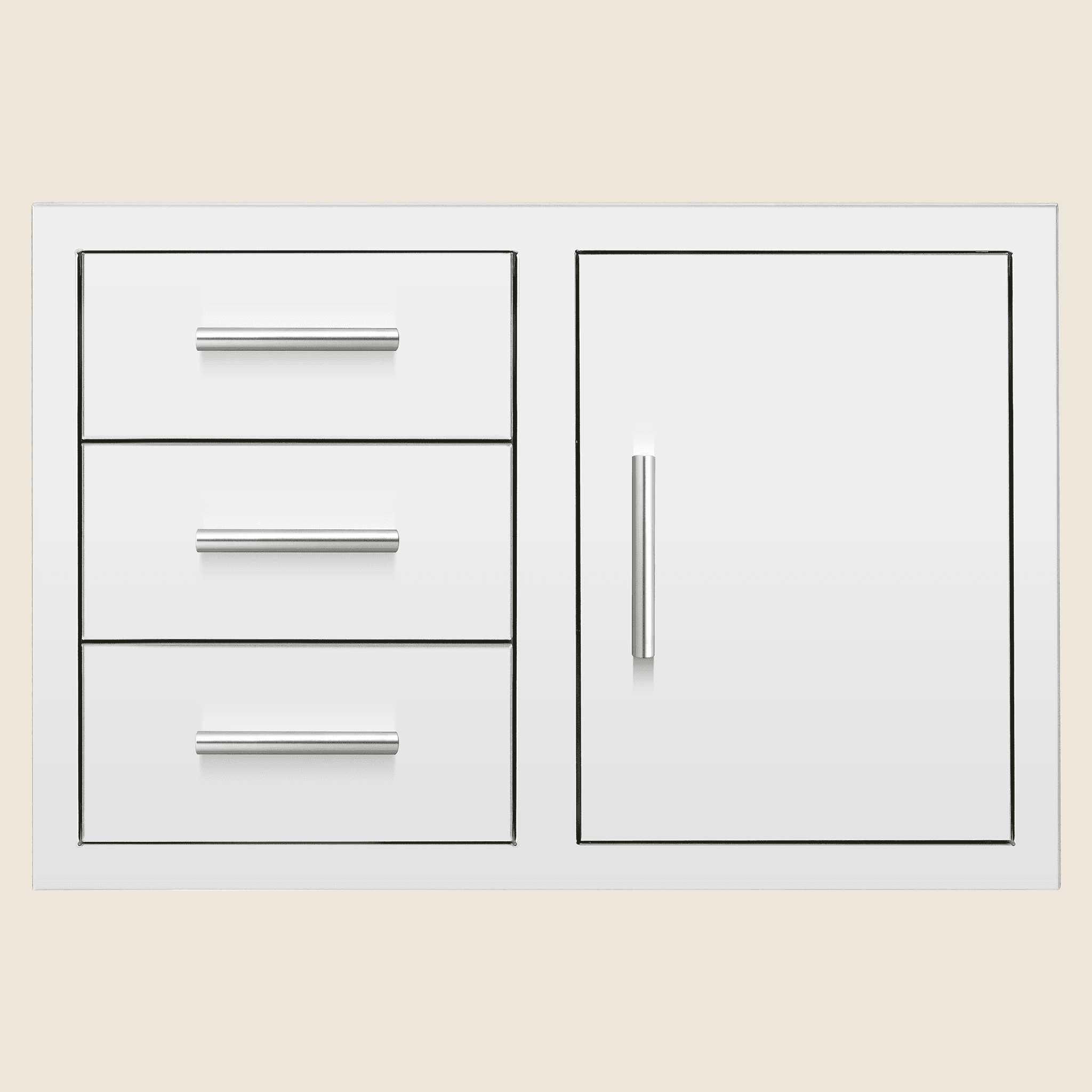 33" 3-Drawer and Access Door Combo