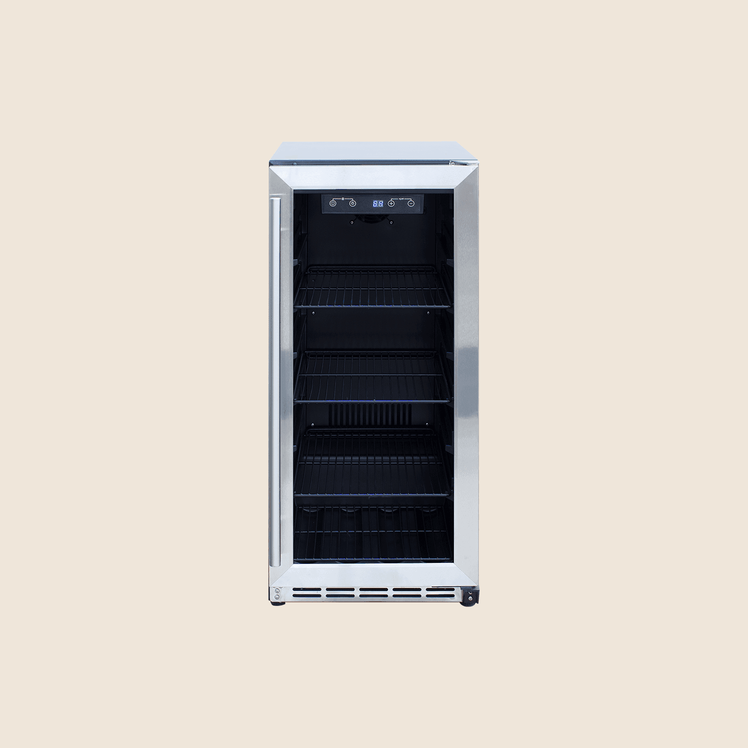 Summerset 15" 3.2 Cu Outdoor Rated Refrigerator w/ Glass Door