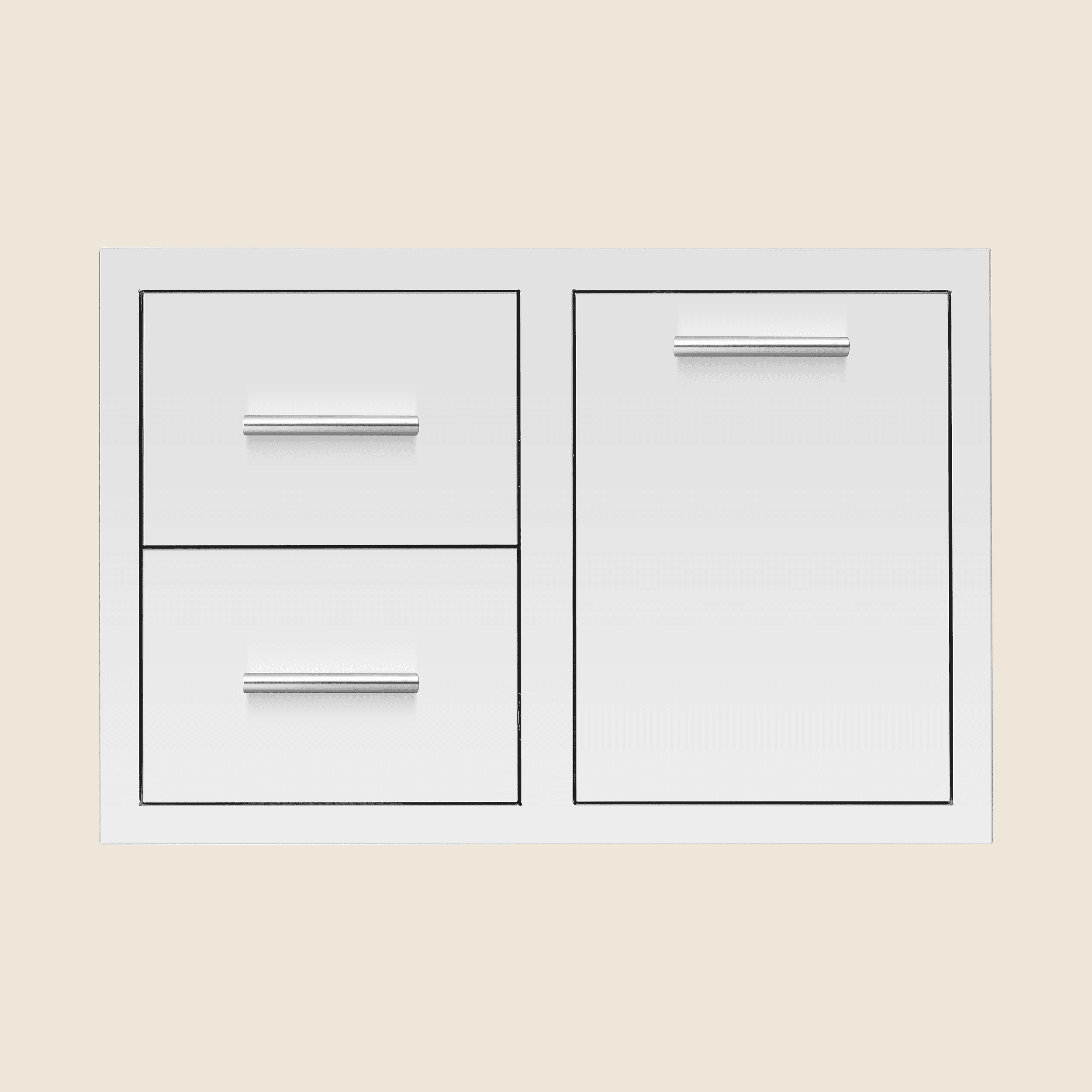 Summerset 33-Inch 2-Drawer & Trash or LP Tank Pullout Drawer Combo